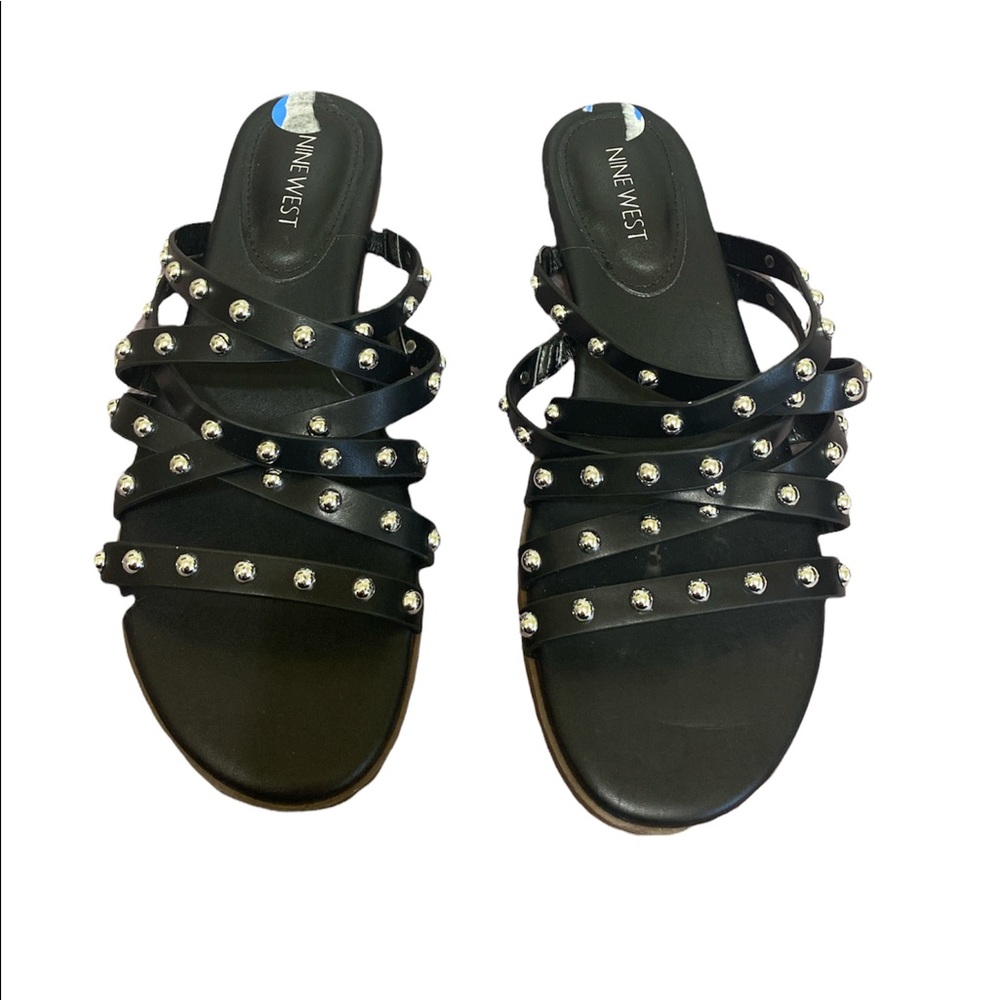 Black Nine West sandals size 7.5